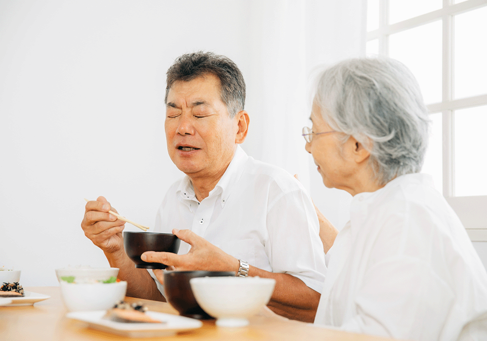 食事中のむせ