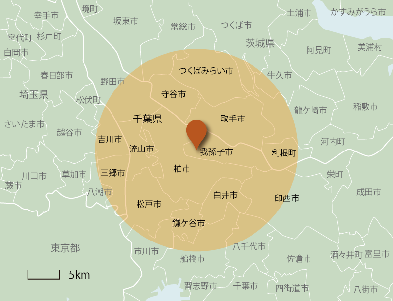 訪問エリアマップ