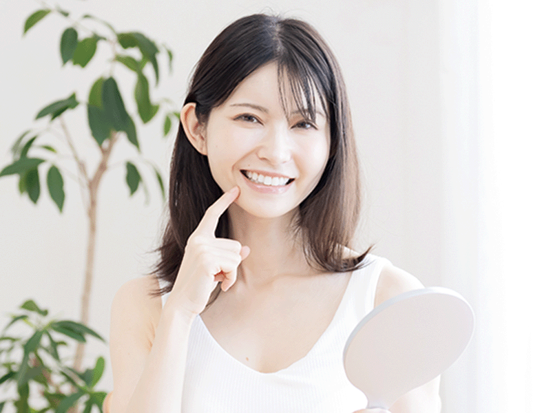 歯のきれいな女性