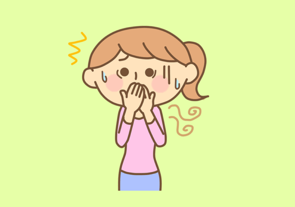 口臭が気になる女性